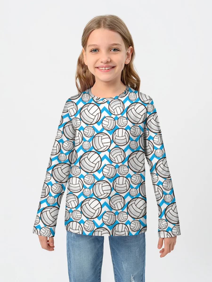 Children's cotton long sleeve shirt