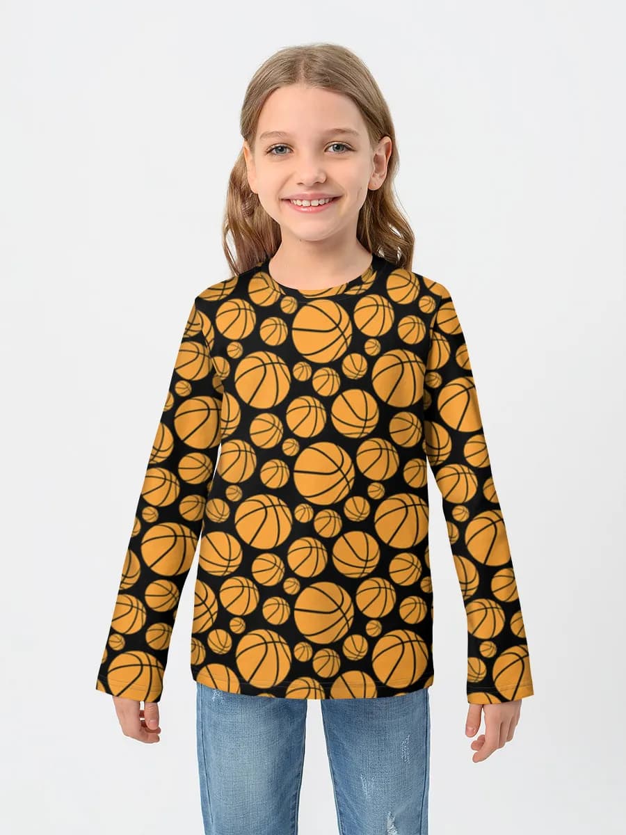 Children's cotton long sleeve shirt