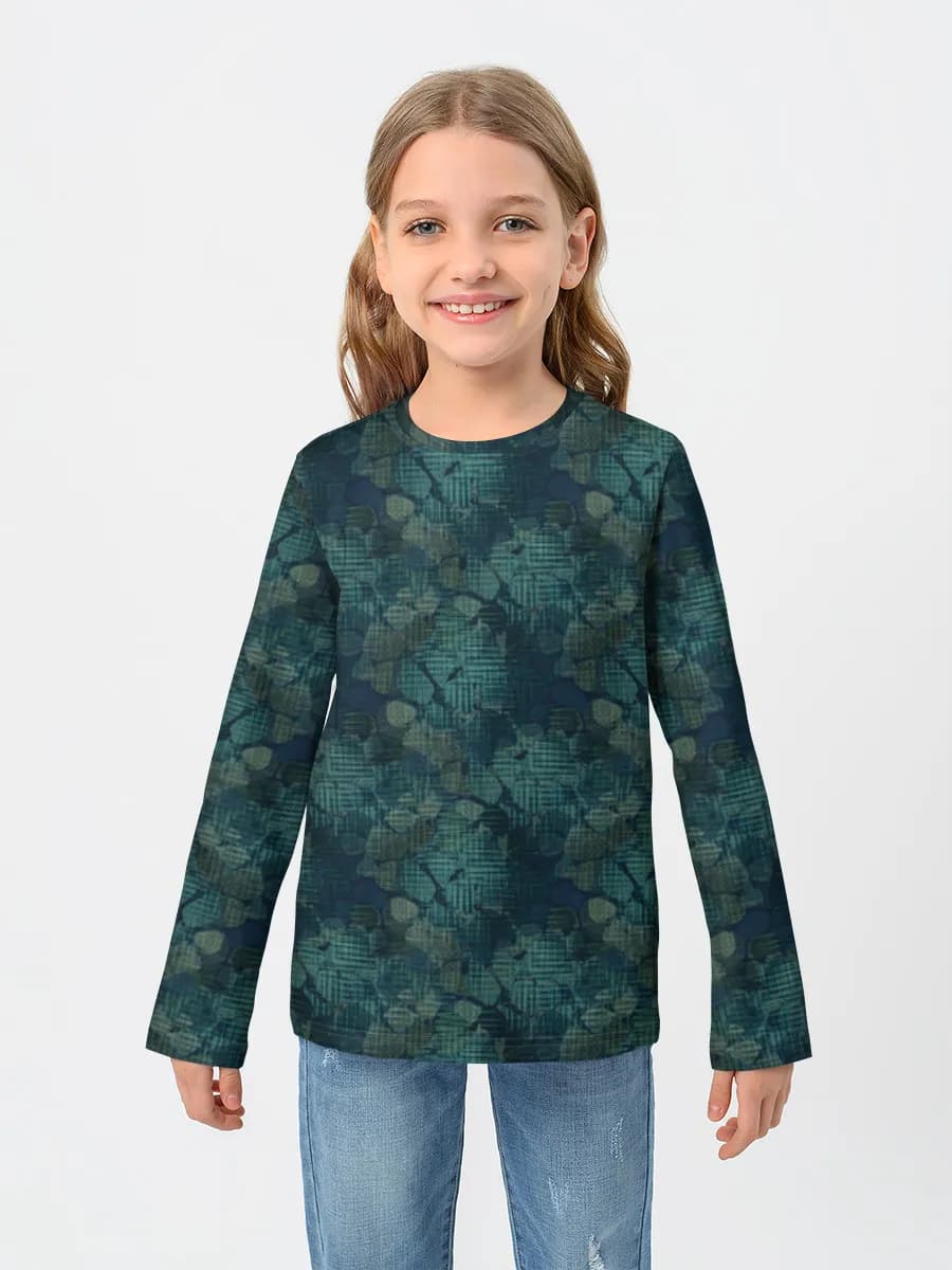 Children's cotton long sleeve shirt