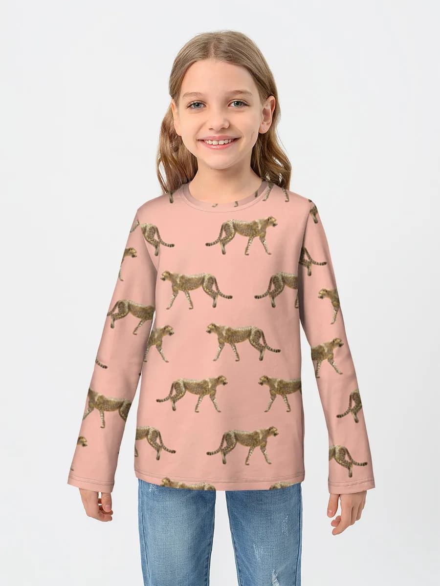 Children's cotton long sleeve shirt