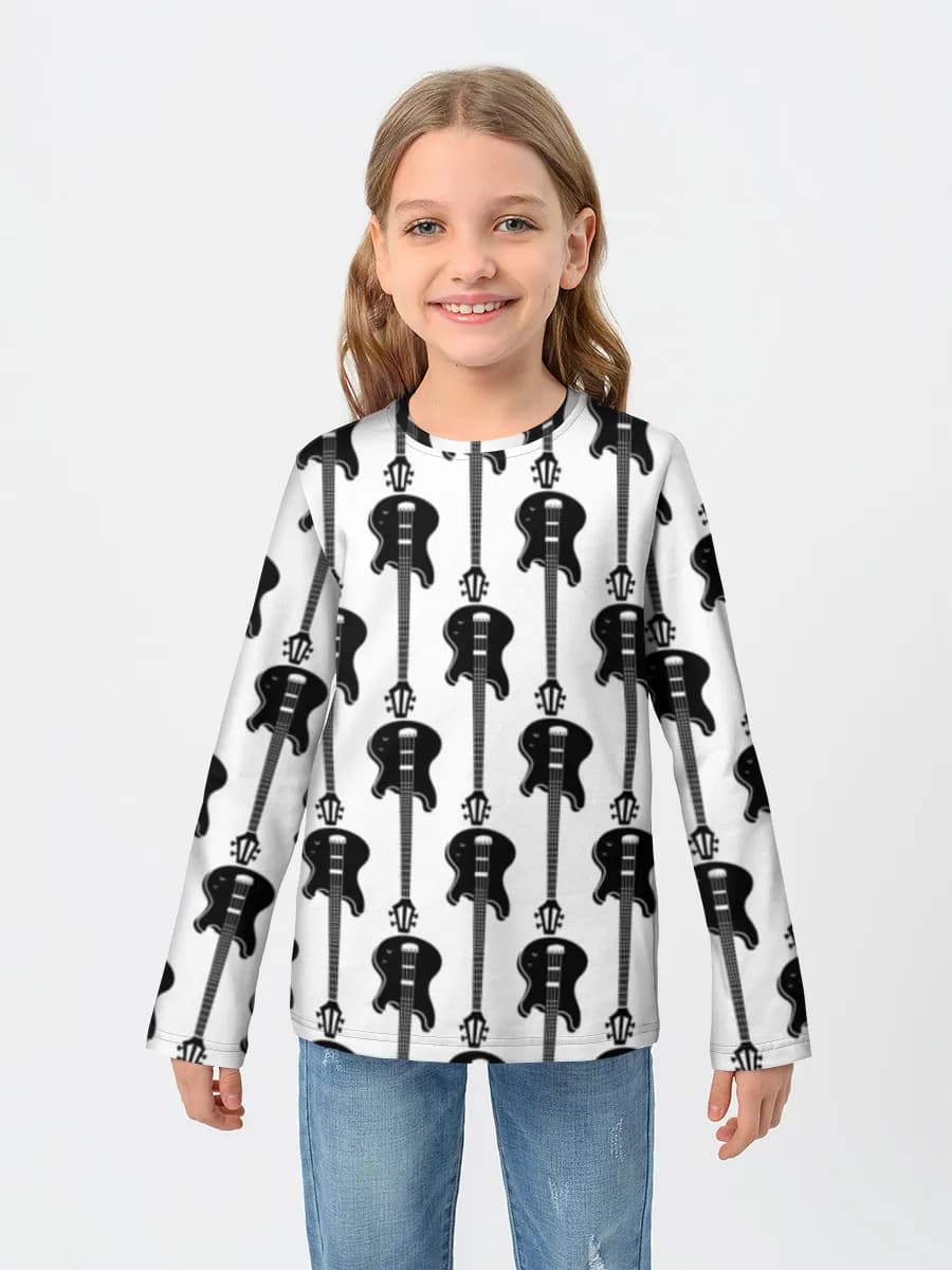 Children's cotton long sleeve shirt