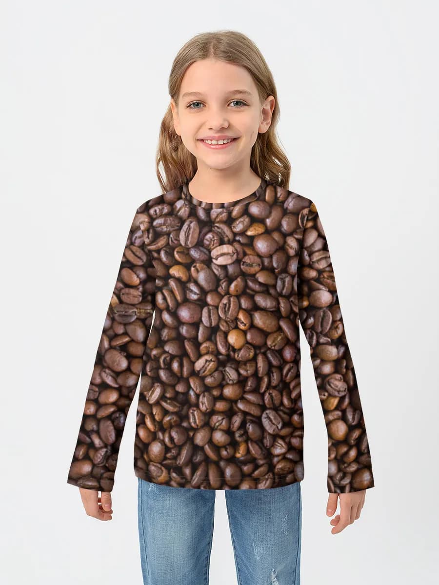 Children's cotton long sleeve shirt