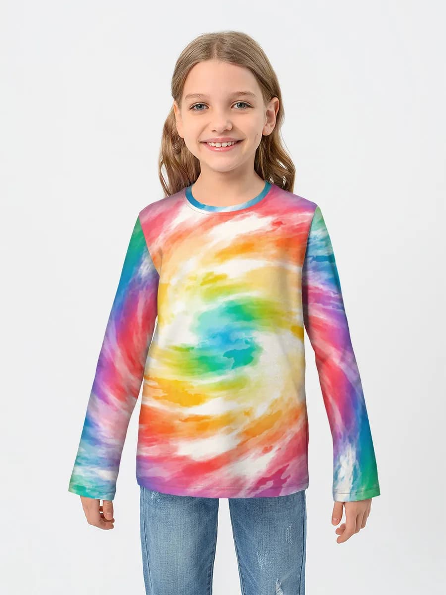 Children's cotton long sleeve shirt