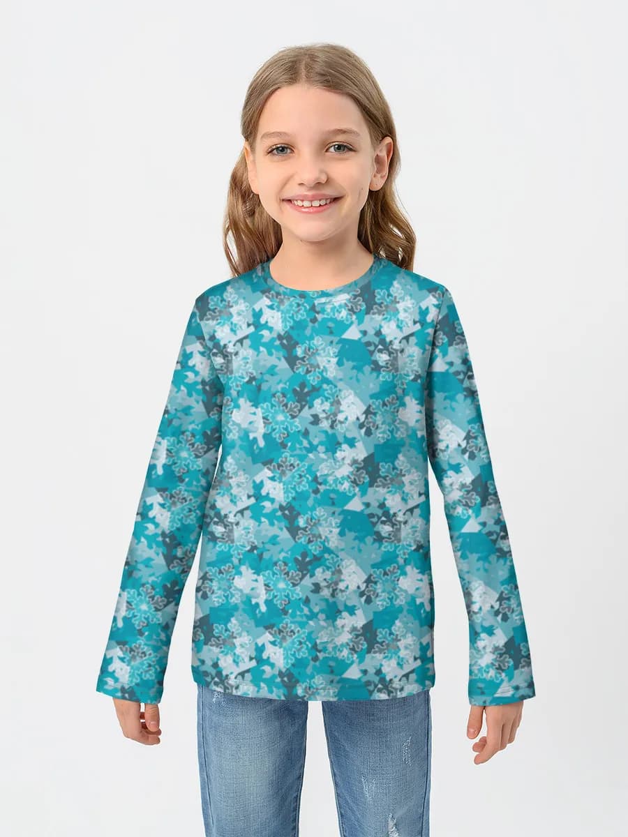 Children's cotton long sleeve shirt