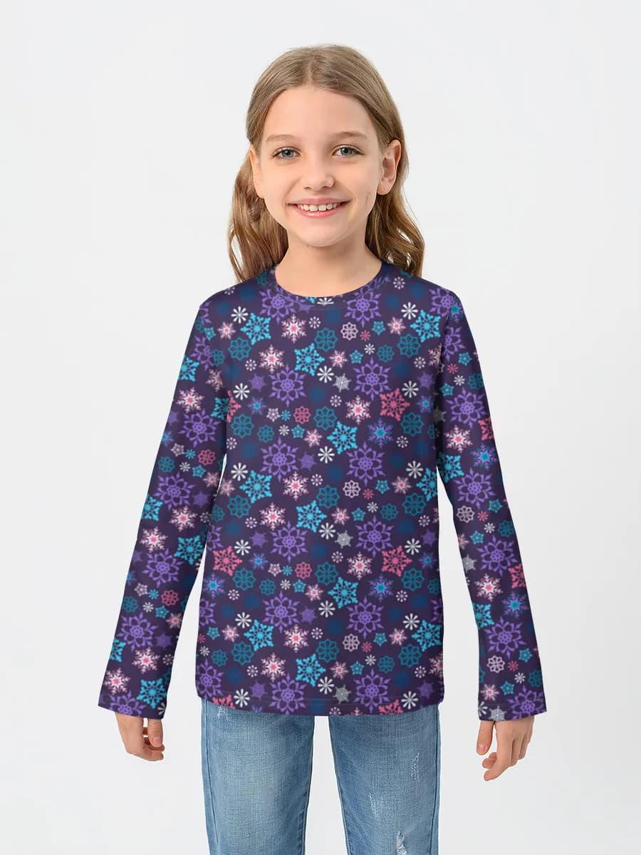 Children's cotton long sleeve shirt
