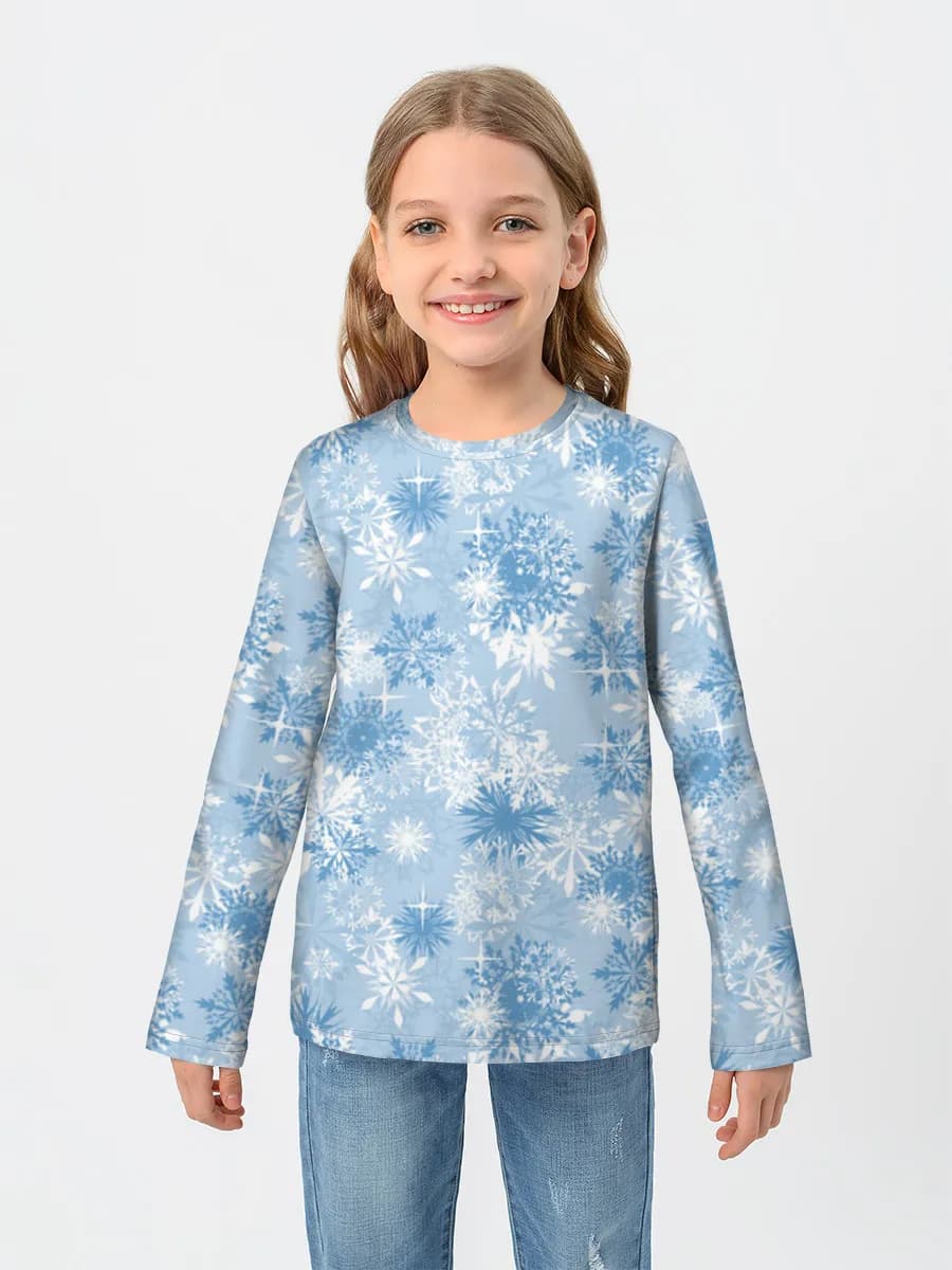 Children's cotton long sleeve shirt