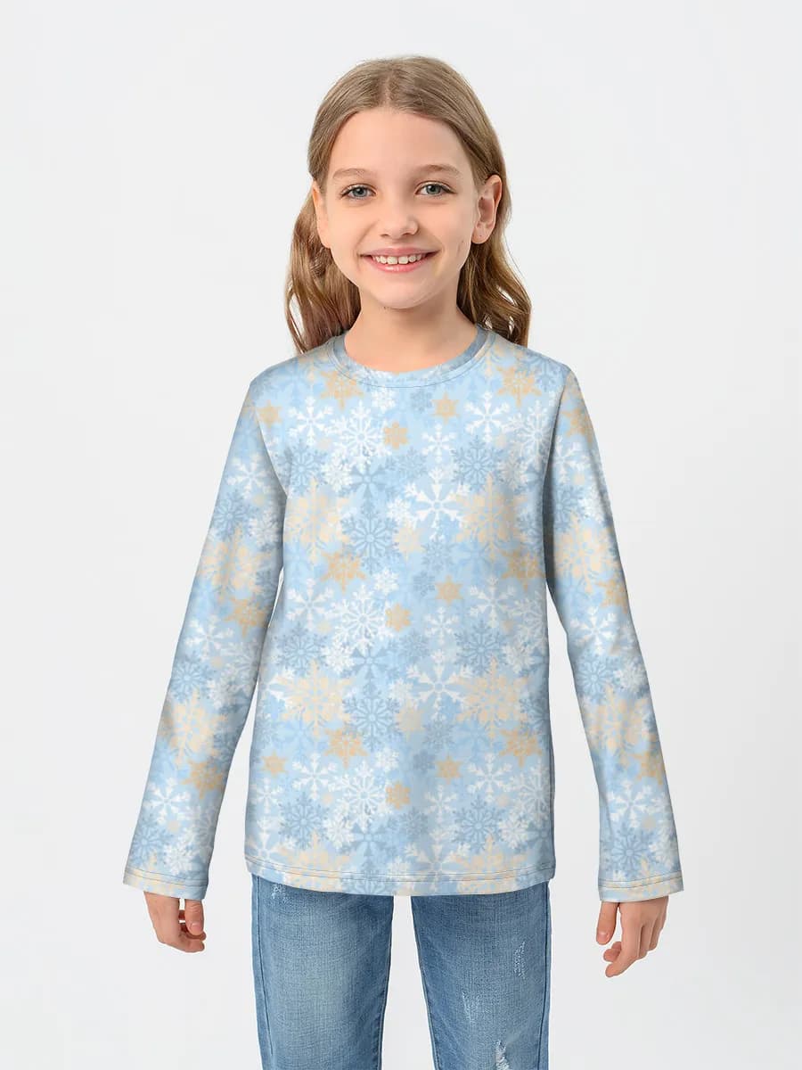Children's cotton long sleeve shirt