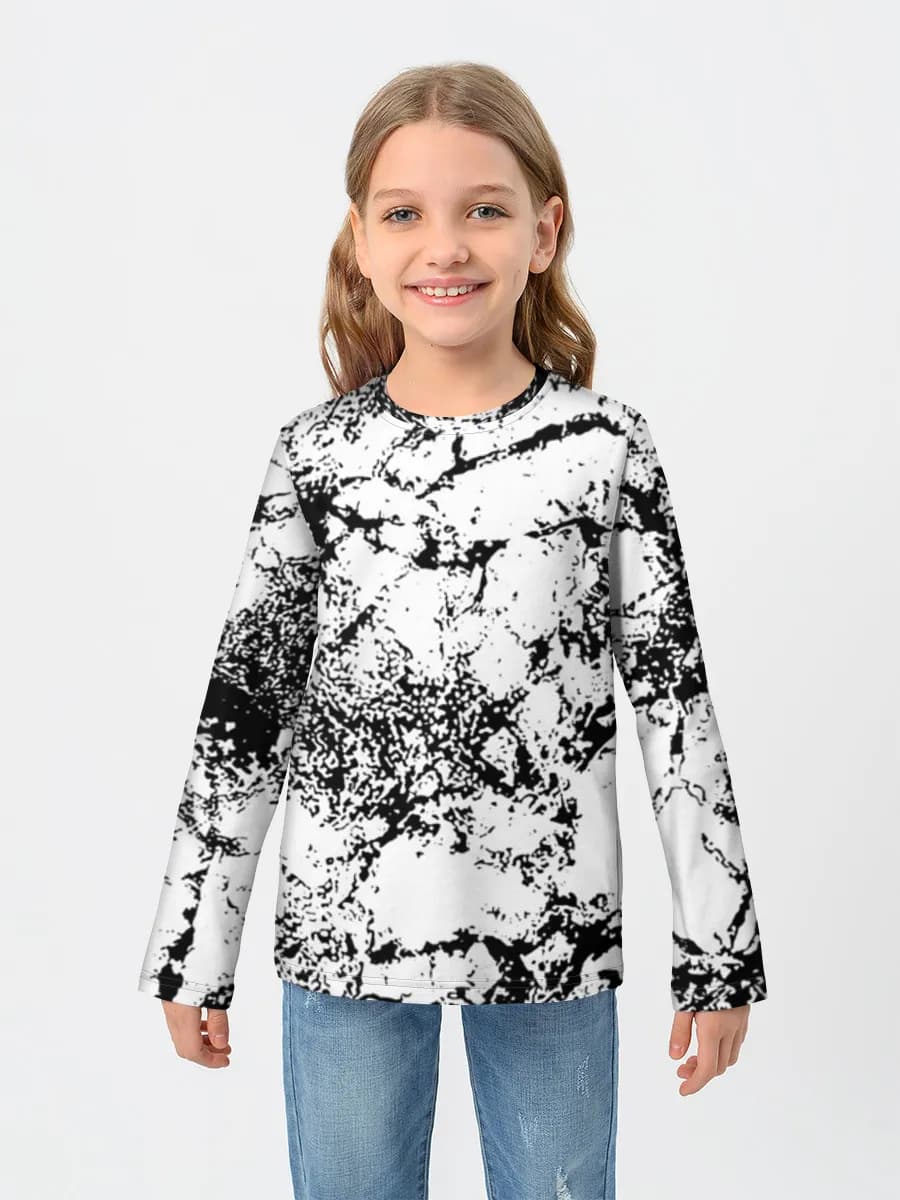 Children's cotton long sleeve shirt