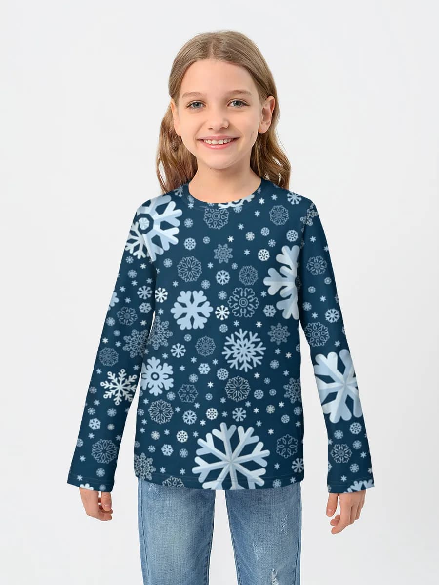 Children's cotton long sleeve shirt