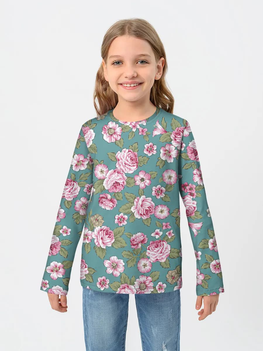 Vintage Pink Rose Floral