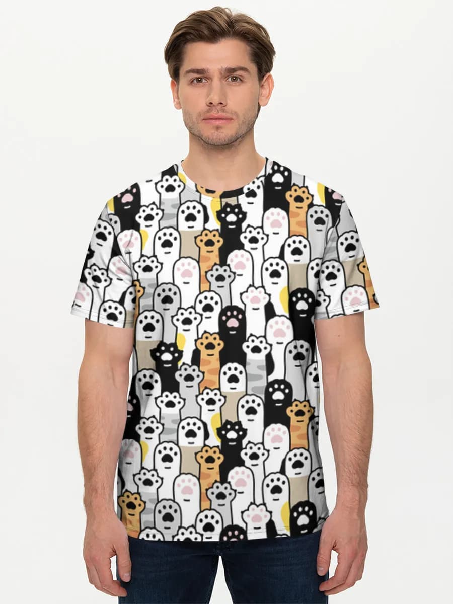 Men's basic cotton T-shirt