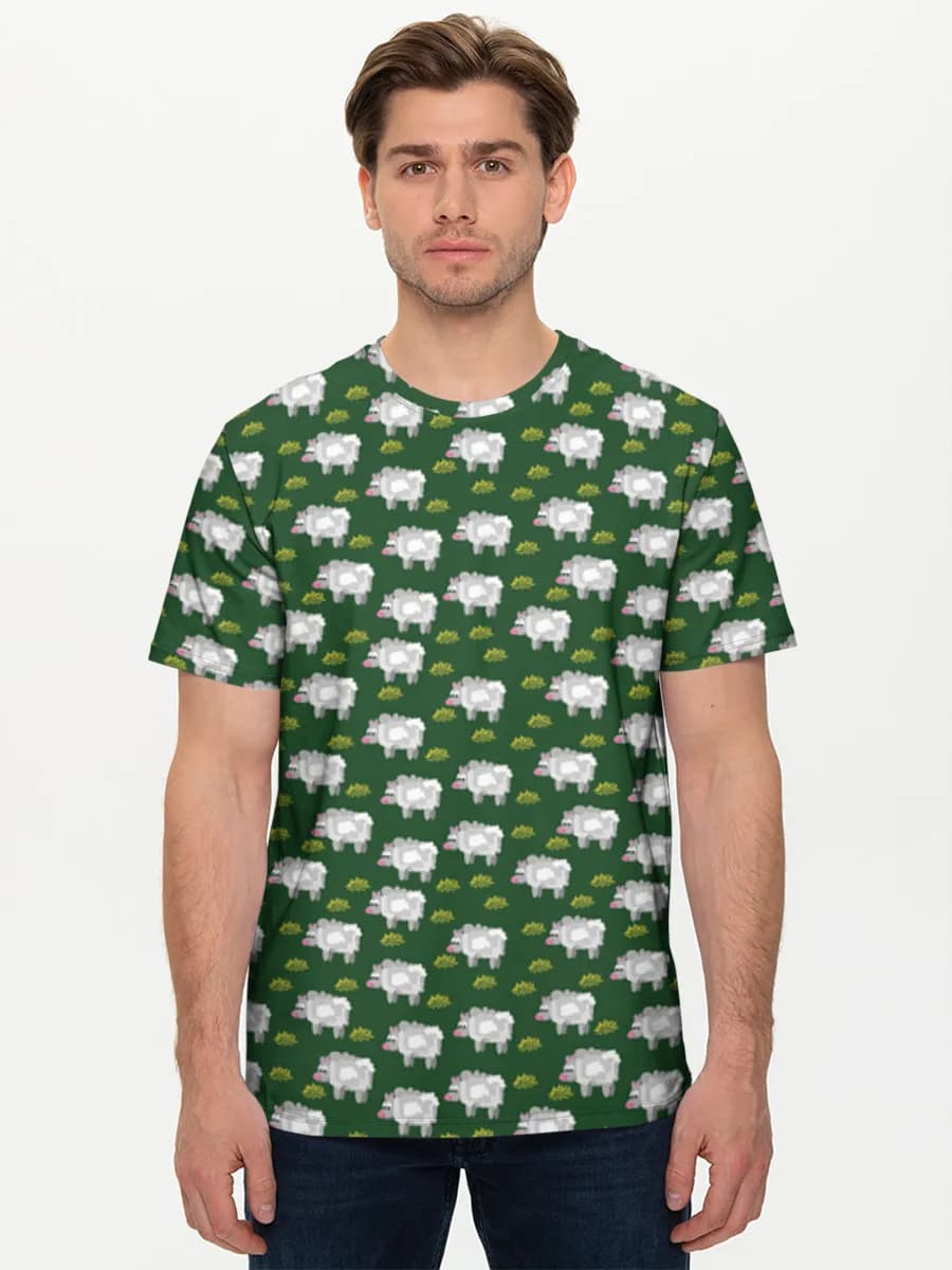 Men's basic cotton T-shirt