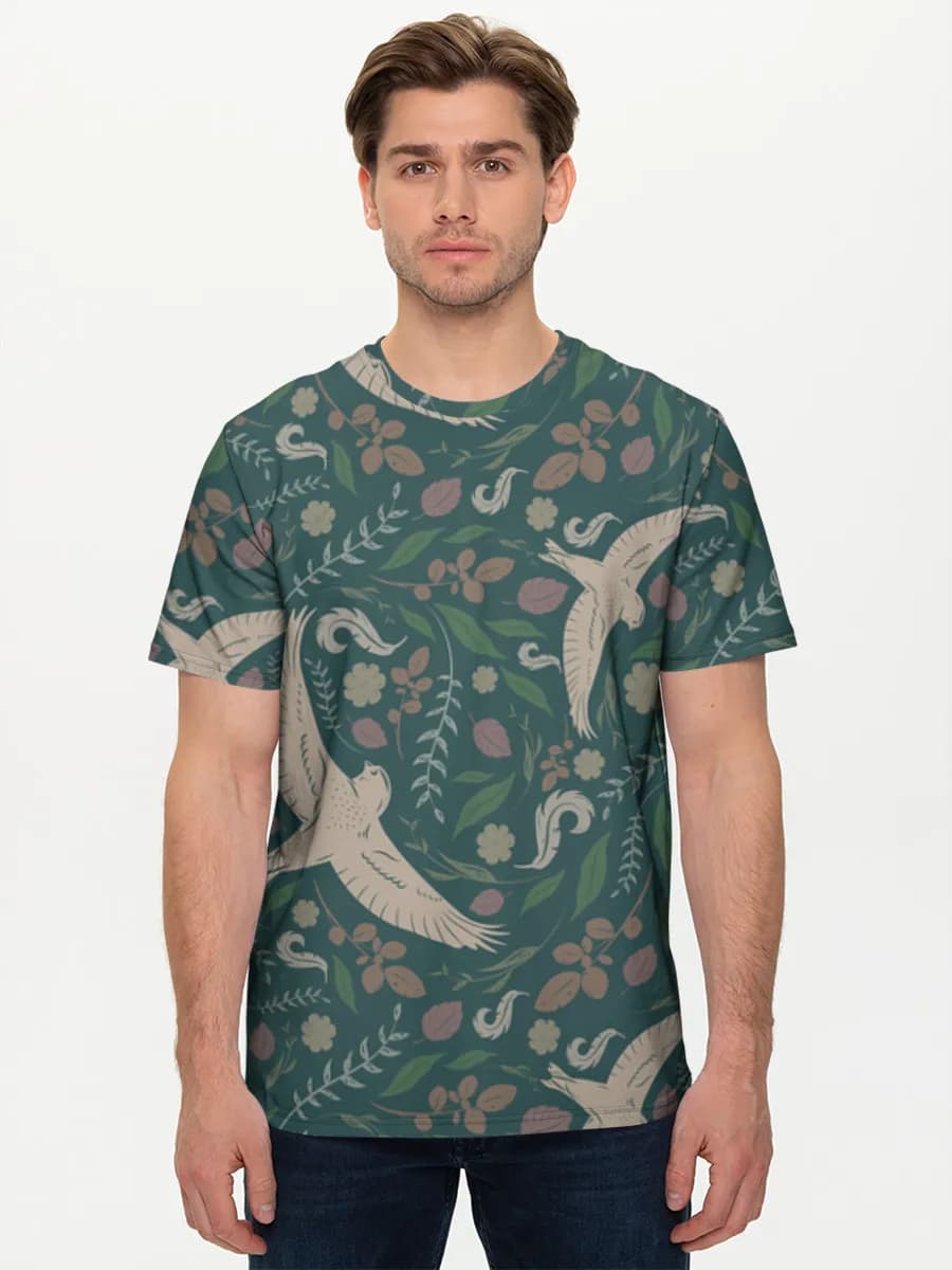 Vintage Birds And Botanicals