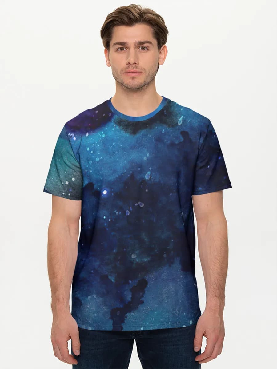 Midnight Nebula Watercolor