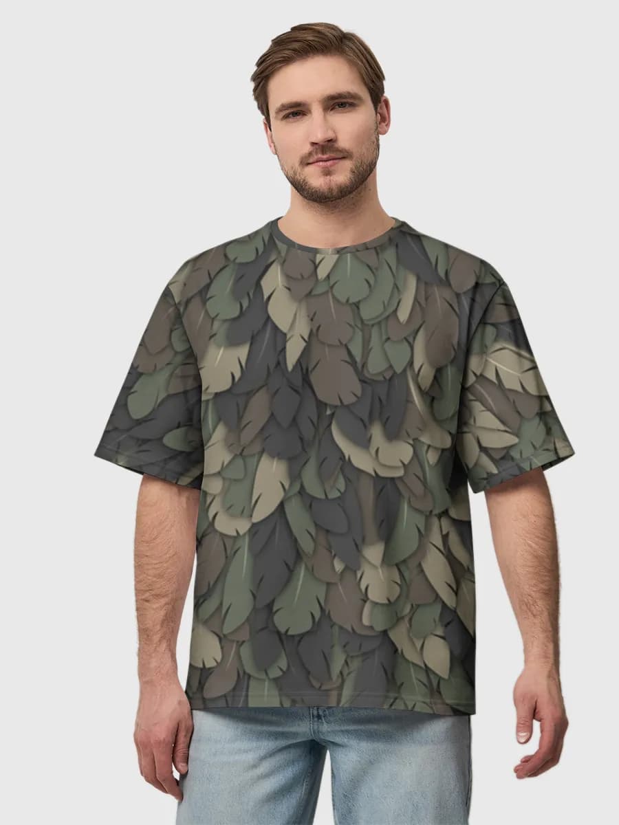 Men's oversized cotton T-shirt