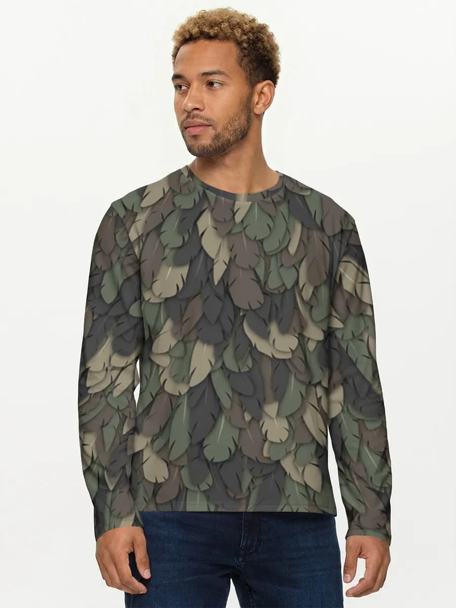 Men's cotton long sleeve shirt