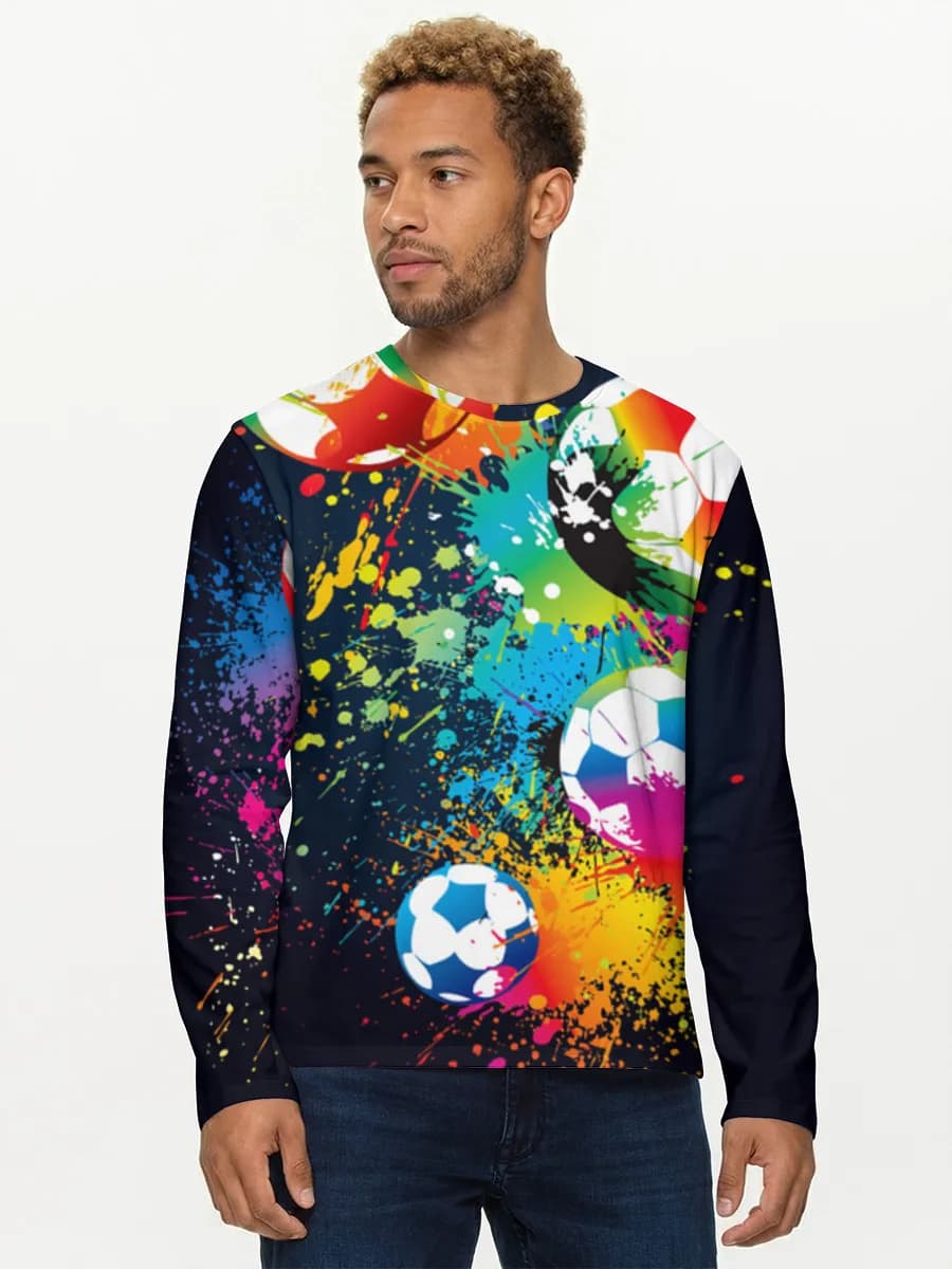 Men's cotton long sleeve shirt