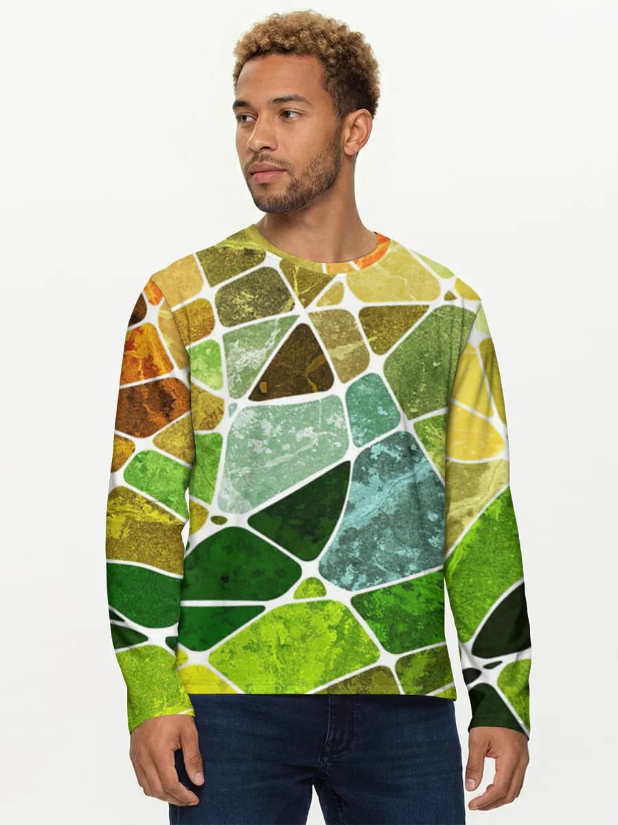 Men's cotton long sleeve shirt