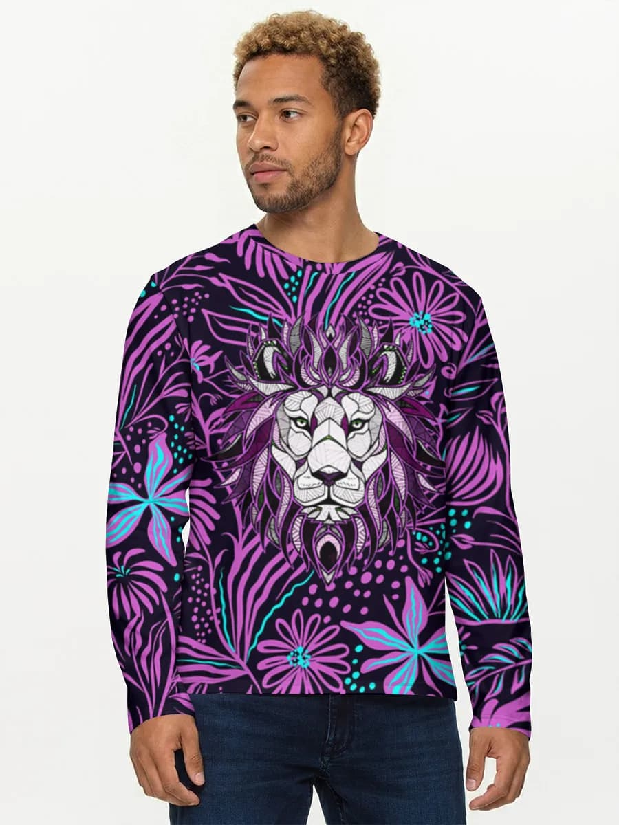 Neon Lion In Bloom