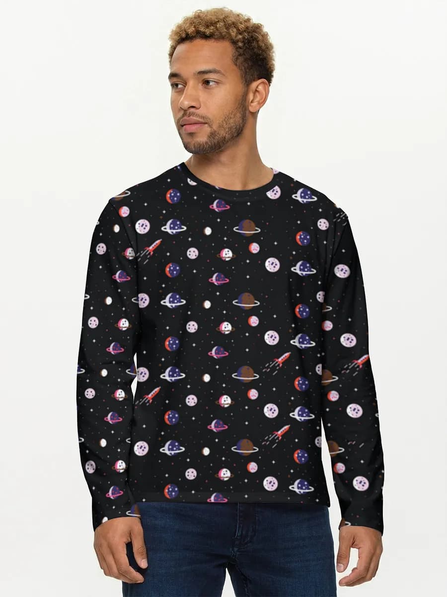Men's cotton long sleeve shirt