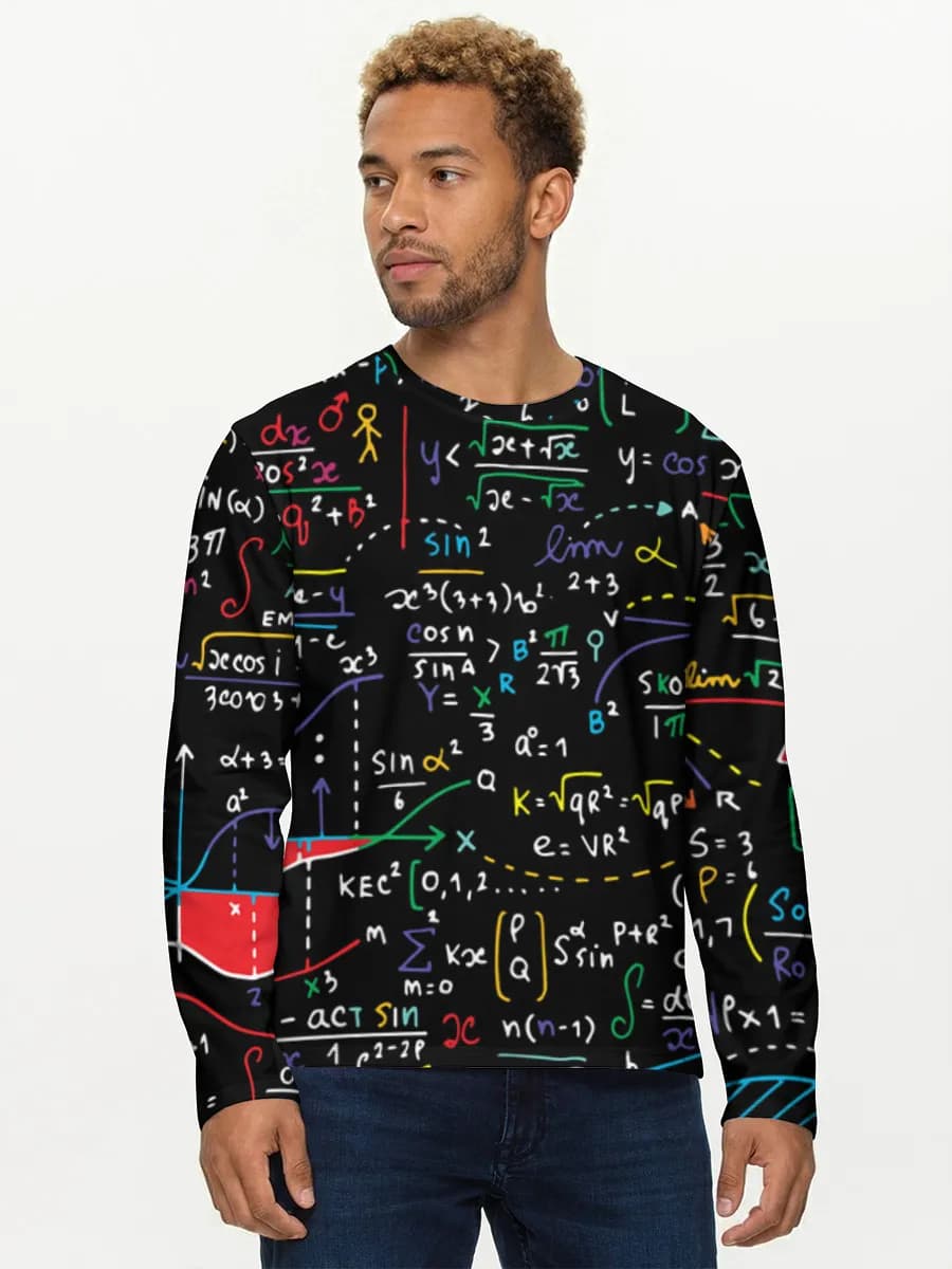Men's cotton long sleeve shirt