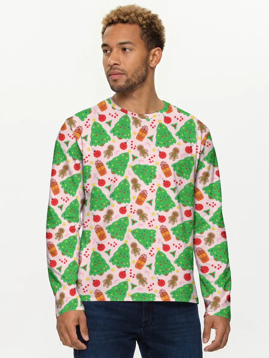 Men's cotton long sleeve shirt