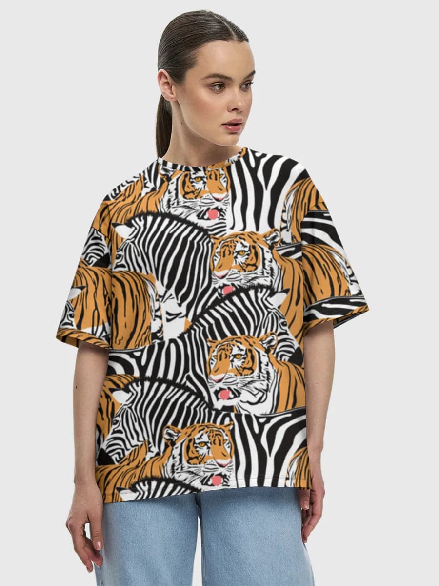 Tiger And Zebra Print