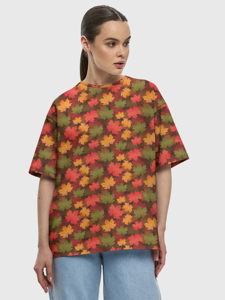 Women's oversized cotton T-shirt