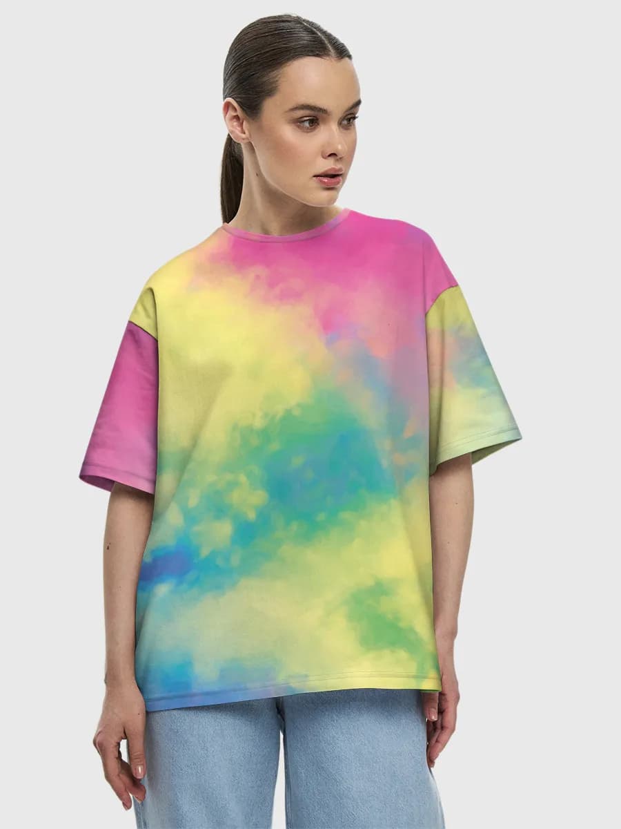 Pastel Rainbow Watercolor Wash