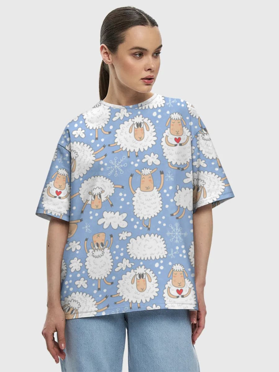 Cute Winter Sheep