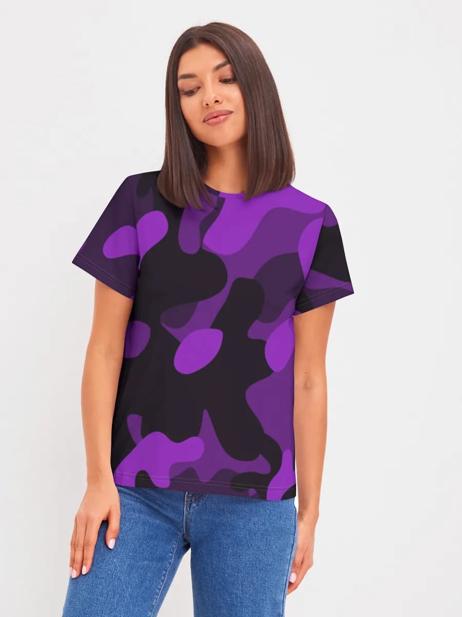 Purple Black Camo