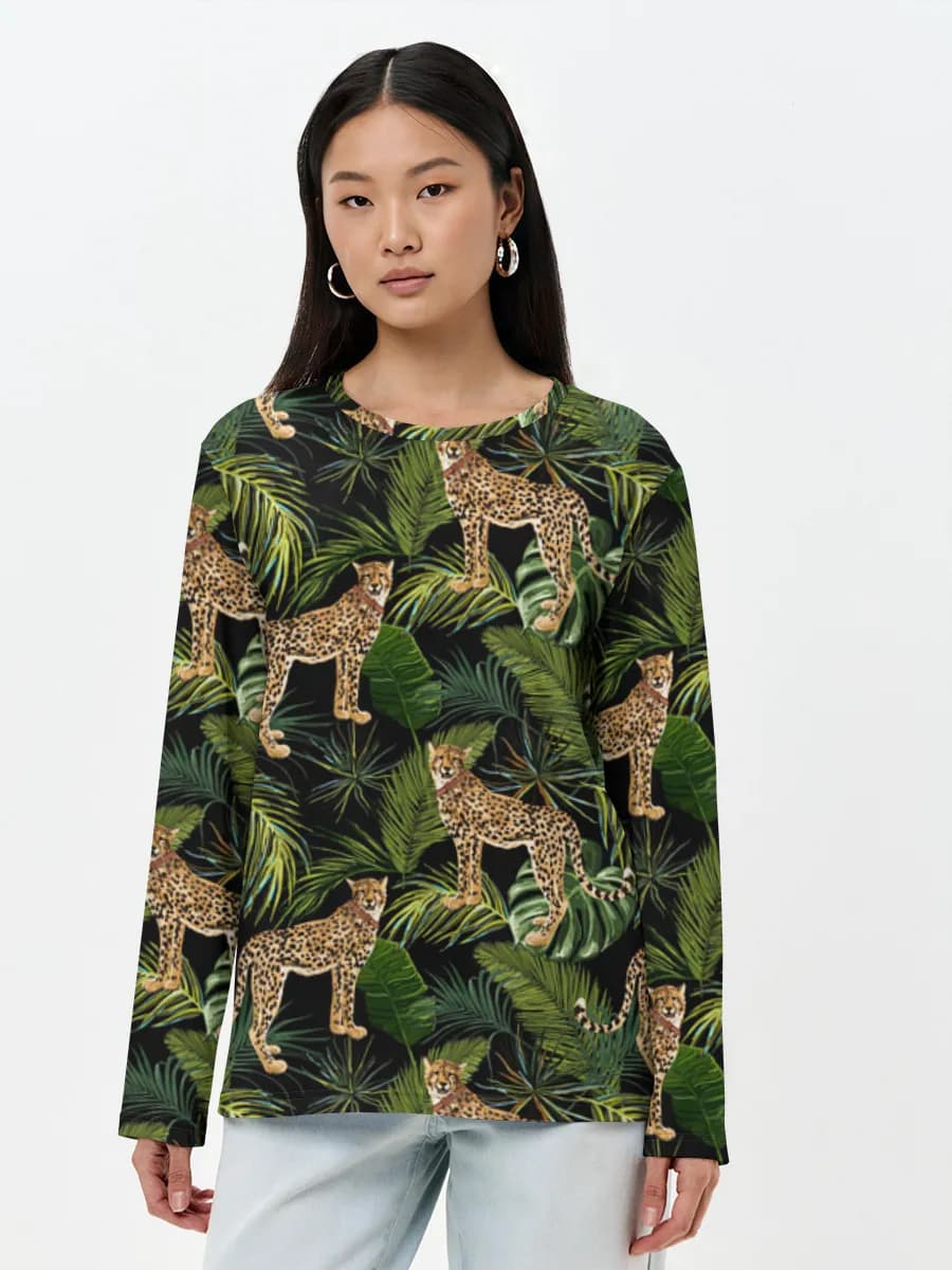 Cheetahs In Tropical Jungle
