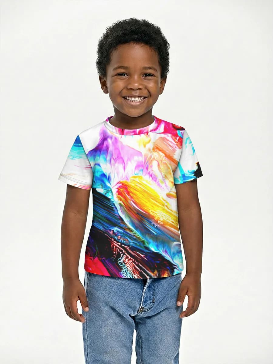 Children's cotton T-shirt (for boys. Copy)