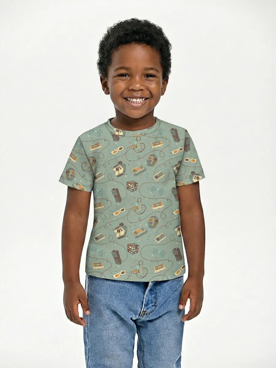 Children's cotton T-shirt (for boys. Copy)