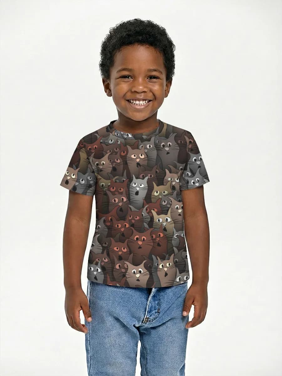 Children's cotton T-shirt (for boys. Copy)