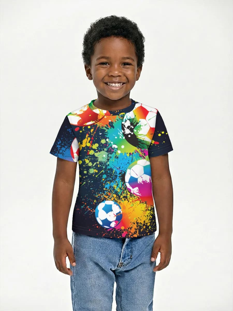 Children's cotton T-shirt (for boys. Copy)