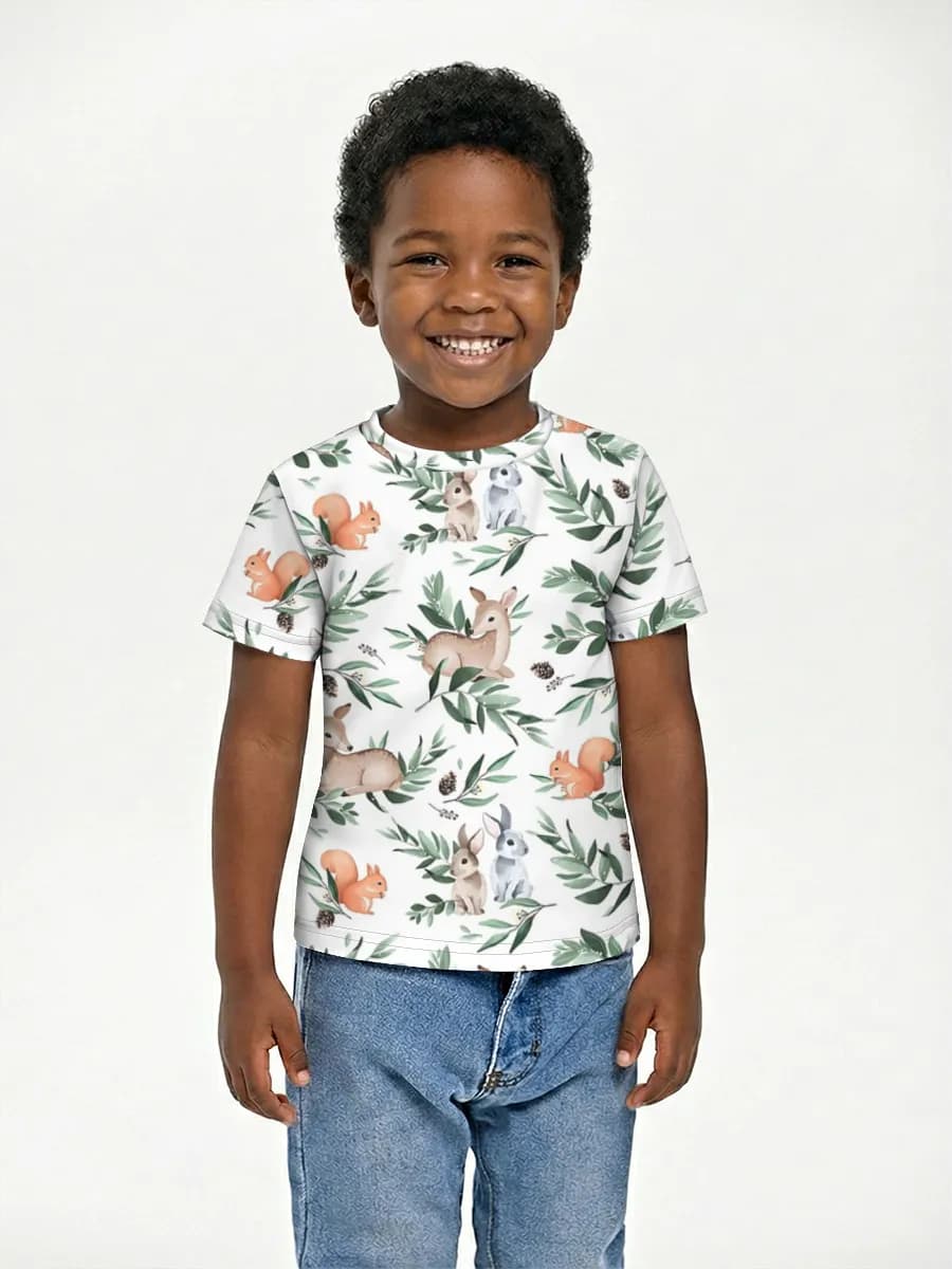 Children's cotton T-shirt (for boys. Copy)