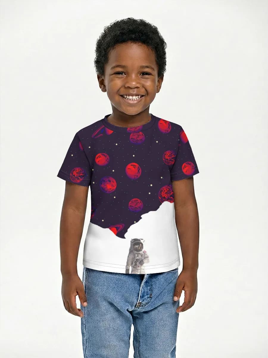 Children's cotton T-shirt (for boys. Copy)