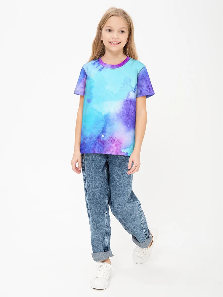 Children's cotton T-shirt (for girls. Copy)