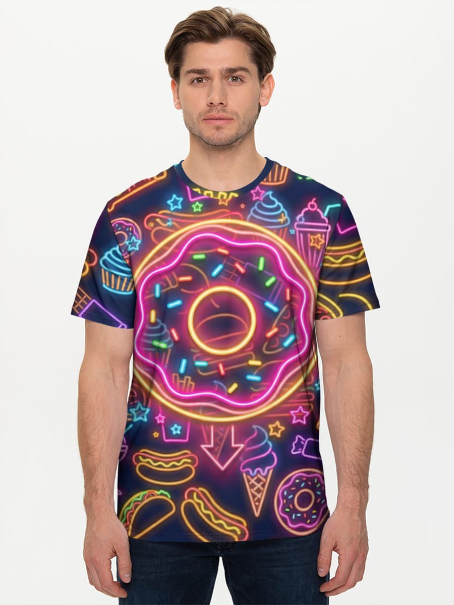 Men's basic cotton T-shirt