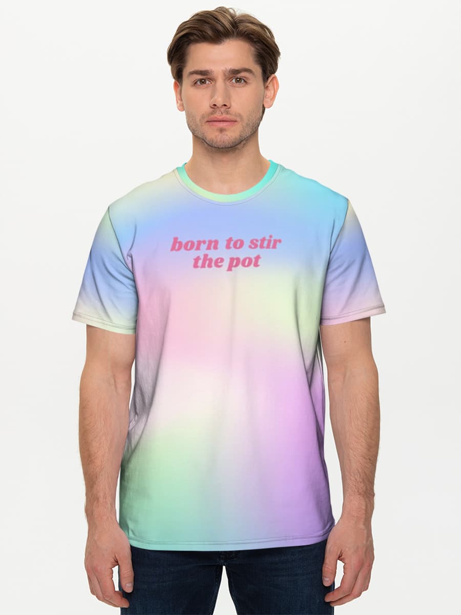 Men's basic cotton T-shirt