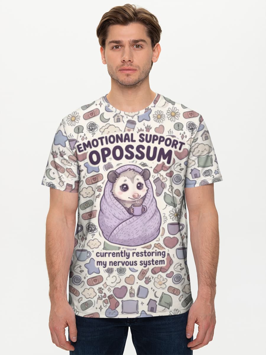 Men's basic cotton T-shirt