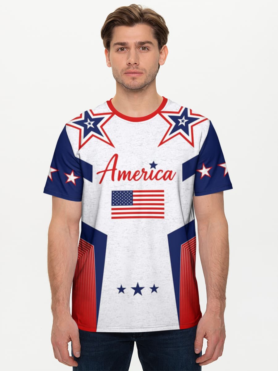 Men's basic cotton T-shirt