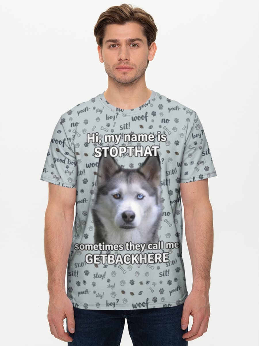 Men's basic cotton T-shirt