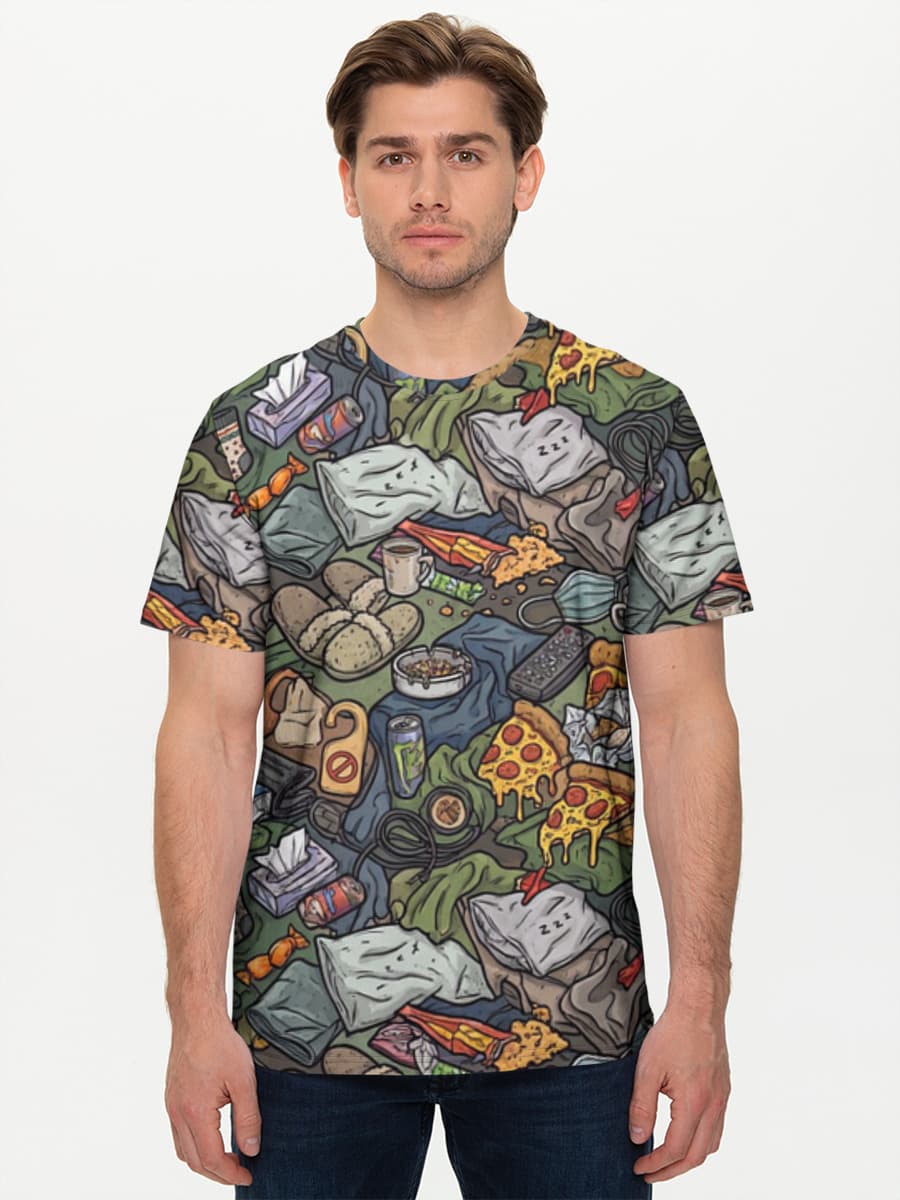 Men's basic cotton T-shirt