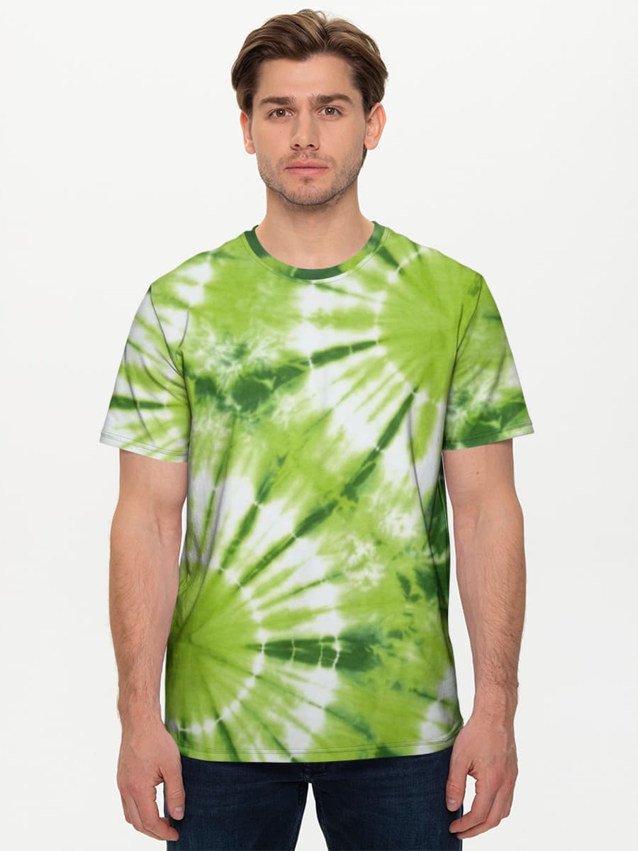 Kiwi Burst Tie-Dye Explosion