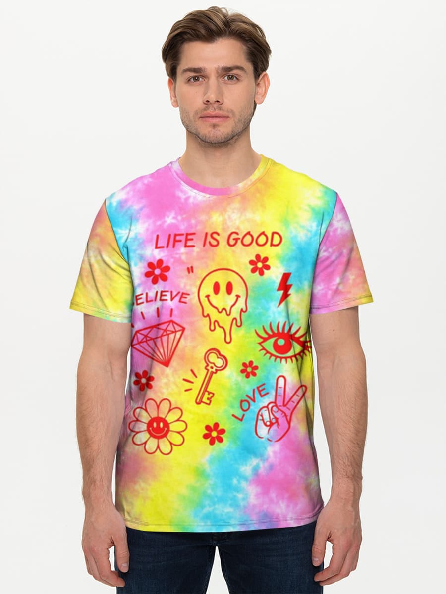 Men's basic cotton T-shirt
