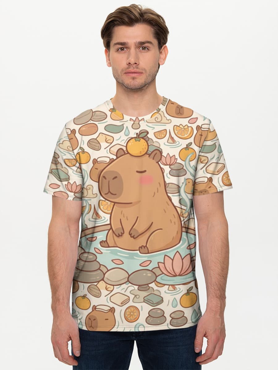 Men's basic cotton T-shirt