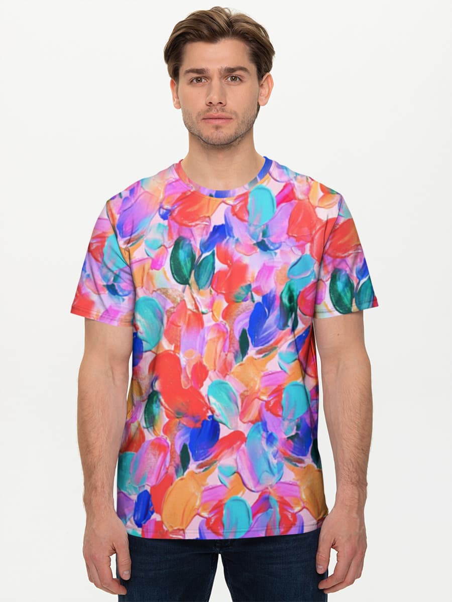 Men's basic cotton T-shirt