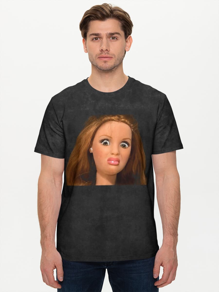 Shocked Doll Meme Expression